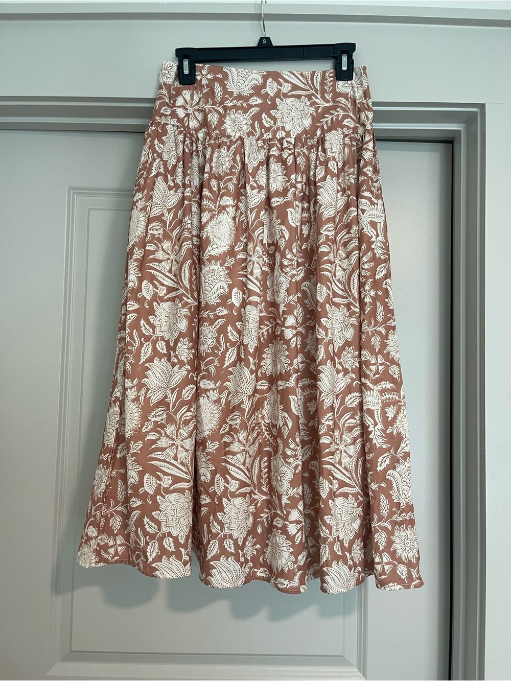 Fancy Boutique Floral Print Midi Skirt